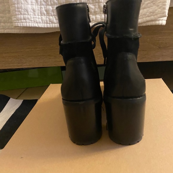 Black Frye Rayner Hiker Boots - Picture 3 of 6